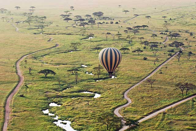 safari in mongolfiera in tanzania