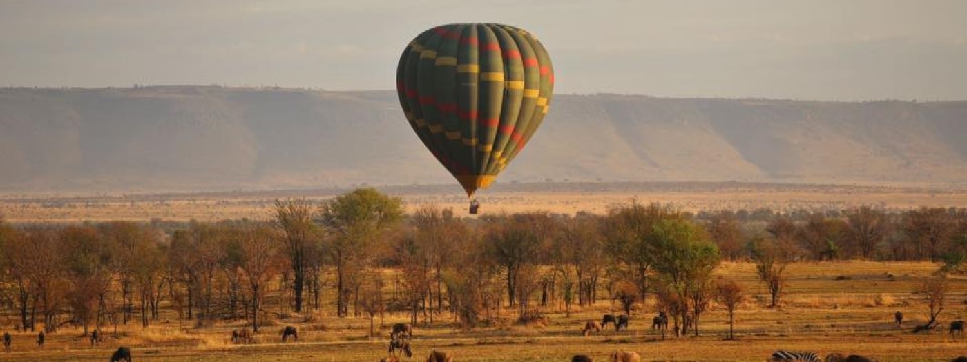 safari in mongolfiera