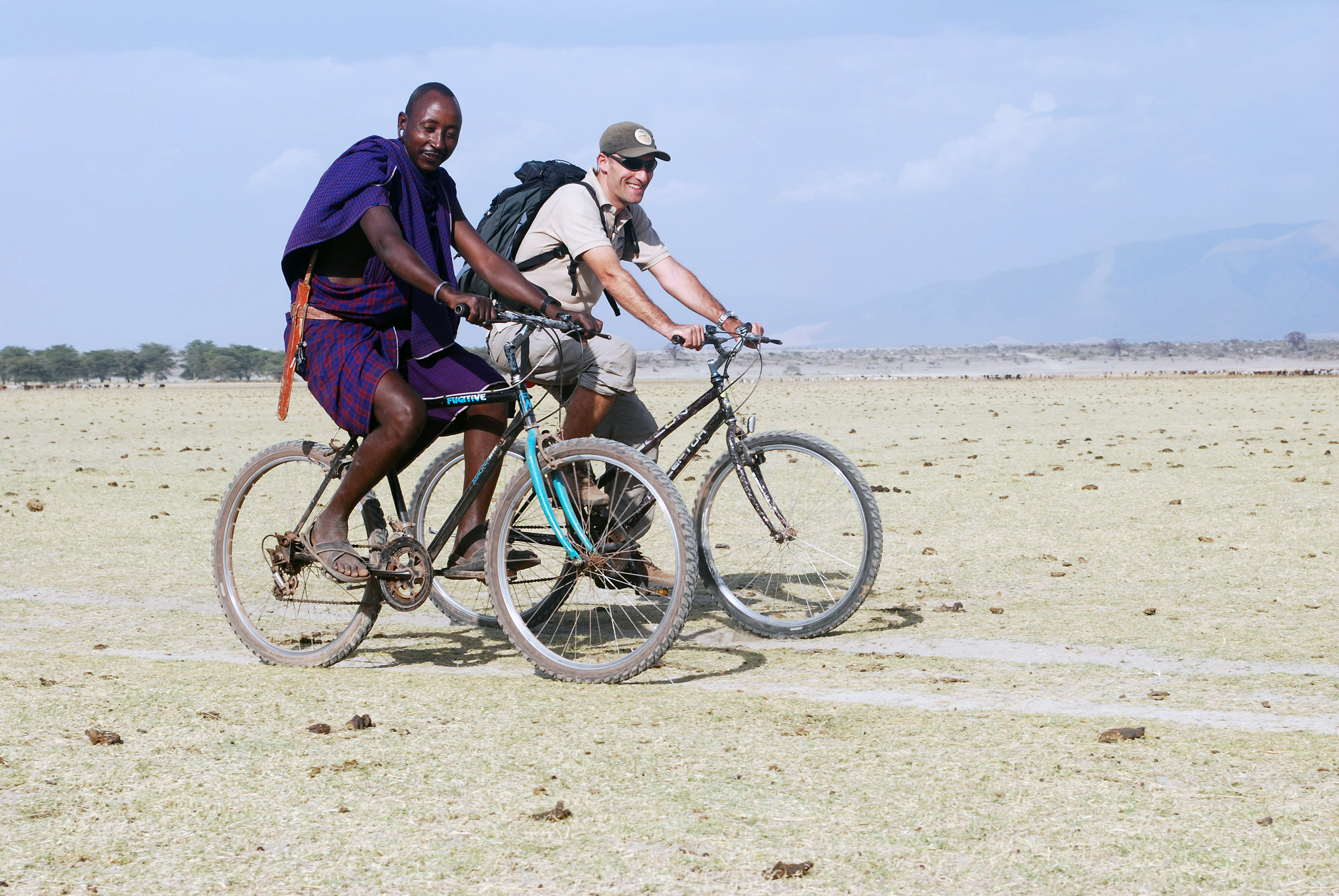 bici nella savana